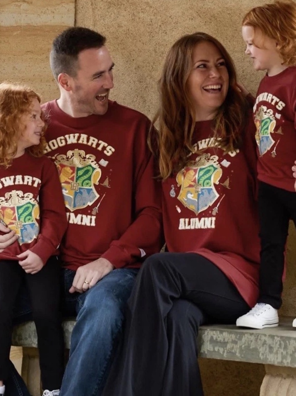 Little Sleepies Harry Potter Maroon Hogwarts Alumni Fleece Pullover Size M